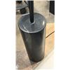 Image 5 : EQ3 DRUM FLOOR LAMP WITH BLACK MARBLE BASE 5' TALL