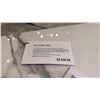 Image 4 : CALLIGARIS MADE IN ITALY CERAMIC TOP COFFEE TABLE. 42" X 24" WITH WHITE METAL BASE. RETAIL $2550