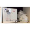Image 1 : EQ3 WHITE BALL PENDANT LAMP. 7"
