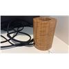 Image 3 : GROUP OF 2 EQ3 LUCY TABLE LAMPS. BEAUTIFUL TURNED OAK WOOD.