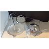 Image 2 : GROUP OF 2 EQ3 GLASS PENDANT LAMPS. 55" CABLE, 5"D GLOBE
