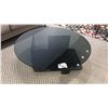 Image 1 : CUSTOM GLASS ART COFFEE TABLE. 40"D. SMOKED GLASS