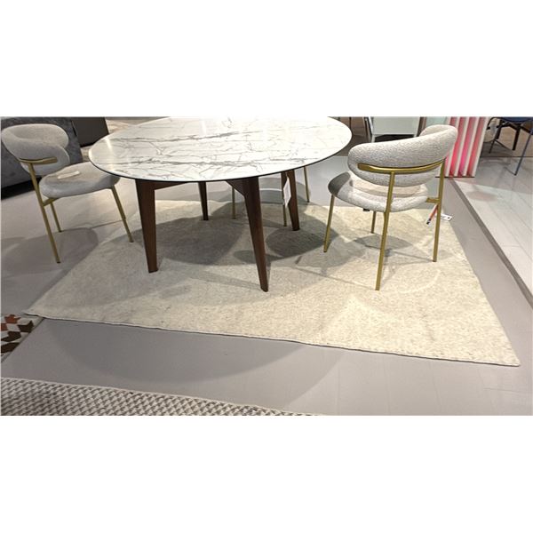 8' X 5' SLUB RUG. 100% NEW ZEALAND WOOL RETAIL $1200