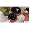 Image 1 : IONICO VASE AND BOWL. CERAMIC MATTE OXIDE. RETAIL $620