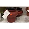 Image 5 : IONICO VASE AND BOWL. CERAMIC MATTE OXIDE. RETAIL $620