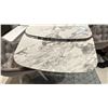 Image 2 : CALLIGARIS CAMEO DINING TABLE IN MATTE OPTIC WHITE. 65" X 39 3/8" X 29 3/4"H