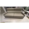 Image 1 : BELLINI ITALIAN HOME FULL LEATHER HIDE A BED-EURO QUEEN. RATCHETING HEADRESTS, FULL LEATHER.