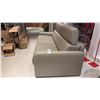 Image 2 : BELLINI ITALIAN HOME FULL LEATHER HIDE A BED-EURO QUEEN. RATCHETING HEADRESTS, FULL LEATHER.