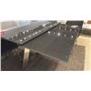 Image 4 : BELLINI ITALIAN PESARO DINING TABLE. TWO HIDDEN LEAVES. 71" X 40". CAN EXTEND TO 87" OR 102"