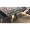 Image 5 : BELLINI ITALIAN PESARO DINING TABLE. TWO HIDDEN LEAVES. 71" X 40". CAN EXTEND TO 87" OR 102"