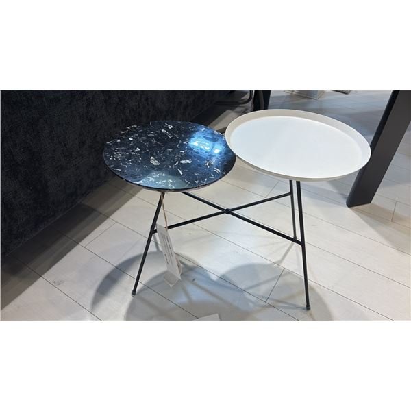 EQ3 PEGGY SIDE TABLE 11" X 22" X17"H