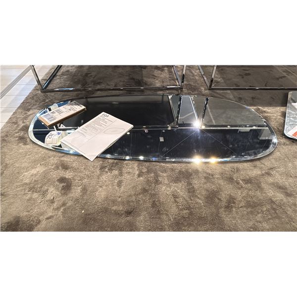 EQ3 PUDDLE WALL MOUNT MIRROR. BEVELLED EDGE. 47 X 22"