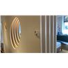 Image 3 : SUPER COOL DIVIDER WALL WITH VARIABLE COLOR LED LIGHTS. 11 1/2' WIDE X 6' 4" HIGH X 12" DEEP.