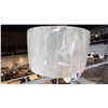 Image 4 : EQ3 FLOOR LAMP. WHITE MARBLE WEIGHTED BASE. 60" HIGH. BRUSHED BRONZE.