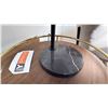 Image 2 : EQ3 OXFORD TABLE LAMP. BLACK MARBLE BASE