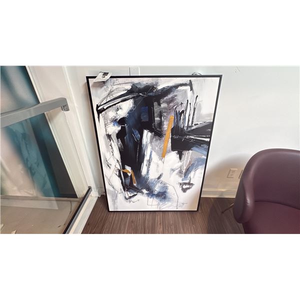 OIL ON CANVAS WALL ART FRAMED