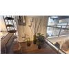 Image 1 : GROUP OF THREE DECOR ITEMS. 2 GLASS VASES. ARTIFICIAL PLANT. OVER $500 RETAIL