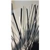 Image 5 : GROUP OF THREE DECOR ITEMS. 2 GLASS VASES. ARTIFICIAL PLANT. OVER $500 RETAIL