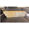 Image 1 : GROUP OF 4 BEACH WOOD FLOATING SHELVES.