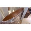 Image 3 : CALLIGARIS CARTESIO ASH TABLE TOP. 98" LONG. SOLID EDGE, VENEER CENTER. NO BASE.