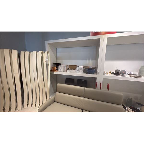 CUSTOM DISPLAY SHELVING UNIT. 94" X 98" X 26"
