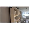 Image 4 : GROUP OF 4 DISPLAY SHELVES. 7' HIGH.