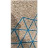 Image 2 : CALLIGARIS APOTEMA RUG. 94" X 67". GEOMETRIC DESIGN.  RETAIL $1,500