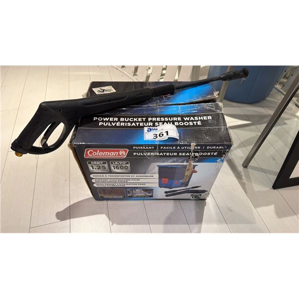 COLEMAN POWER BUCKET PRESSURE WASHER