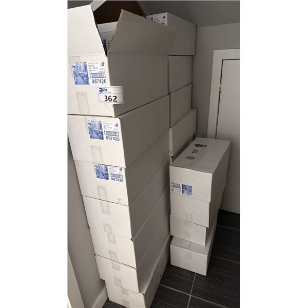 APPROX 19 CASES OF ENVELOPES. NOT BRANDED. 1000 PER BOX.