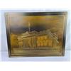Image 1 : Brass Etching Edmonton Court house 18"x24" with papers