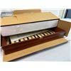 Image 2 : Glass & wood 7 game set - new