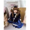 Image 2 : 5 Ashton Drake Porcelian dolls with boxes