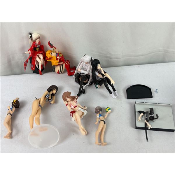 8 Anime figures