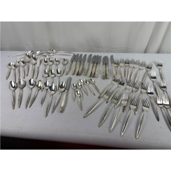 65 pcs 1847 Rogers Bros