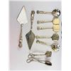 Image 2 : 10 pc - Extra lg king plate 26"x17" & Serving Utensils