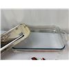 Image 7 : 2 Serving Platers with Lid & holder & 7 Serving Spoons