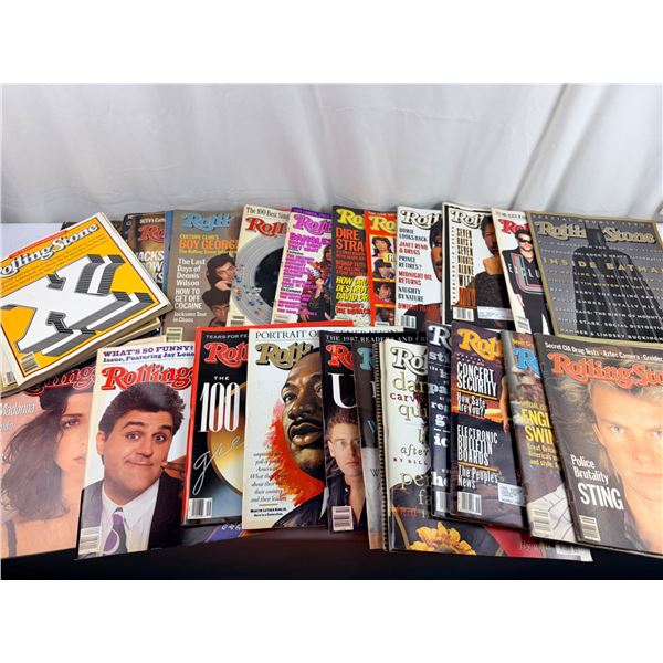 31 Rolling Stone Magazines 1983-91