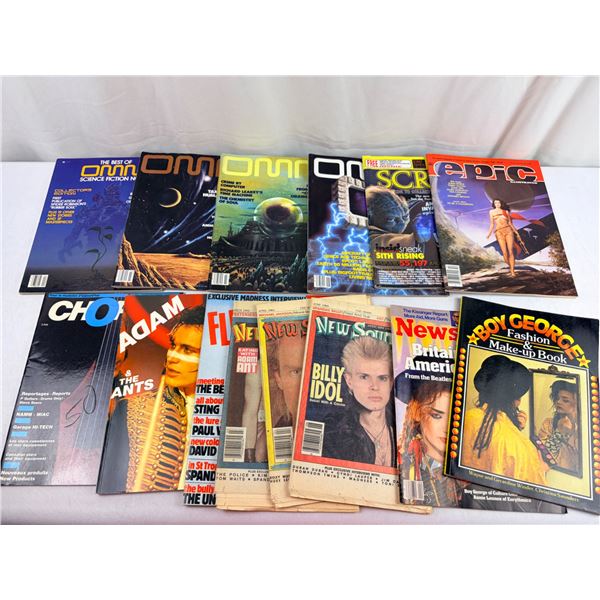 14 1980's Magazines