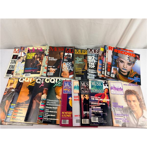 24 Magazines 1980's Assorted titles