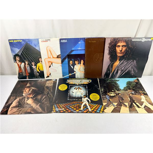 8 Records - Beatles/Kenny Rogers/ABBA & more