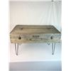 Image 2 : Medium Wooden Tool Box with 12" hairpin legs