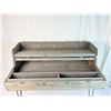 Image 3 : Medium Wooden Tool Box with 12" hairpin legs