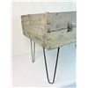 Image 7 : Medium Wooden Tool Box with 12" hairpin legs