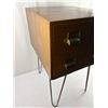 Image 2 : 4 Drawer File Table with hairpin legs 16" hairpin legs