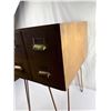 Image 3 : 4 Drawer File Table with hairpin legs 16" hairpin legs