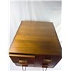 Image 6 : 4 Drawer File Table with hairpin legs 16" hairpin legs