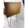 Image 7 : 4 Drawer File Table with hairpin legs 16" hairpin legs
