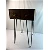 Image 1 : 2 Drawer File Table with 18" hairpin legs