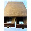 Image 2 : 2 Drawer File Table with 18" hairpin legs