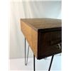 Image 3 : 2 Drawer File Table with 18" hairpin legs